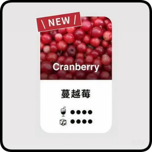 TUTX電子菸一代煙彈 3入裝 通用1代系列【蔓越莓】