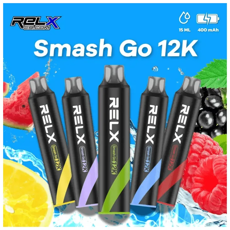 RELX悅刻電子煙一次性抛棄式Smash Go 12000口【10種風味】：圖片 2